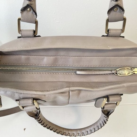 Grey Beige Mark Cross Tote Bag - Picture 6 of 11